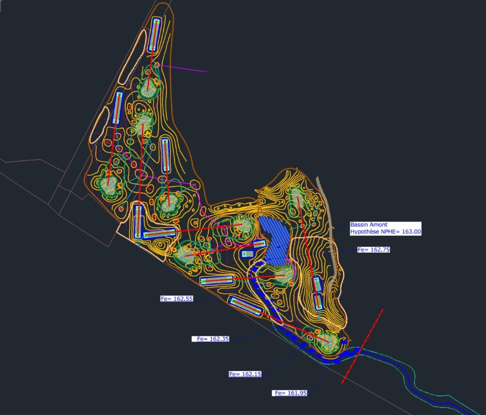 The masterplan for the redesigned Oiselet short course (Image: French Golf Federation)