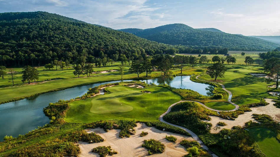 The new layout will connect and overlap with the existing nine-hole Sweetens Cove course for a ‘cross-country’ playing experience (Photo: Sweetens Cove)