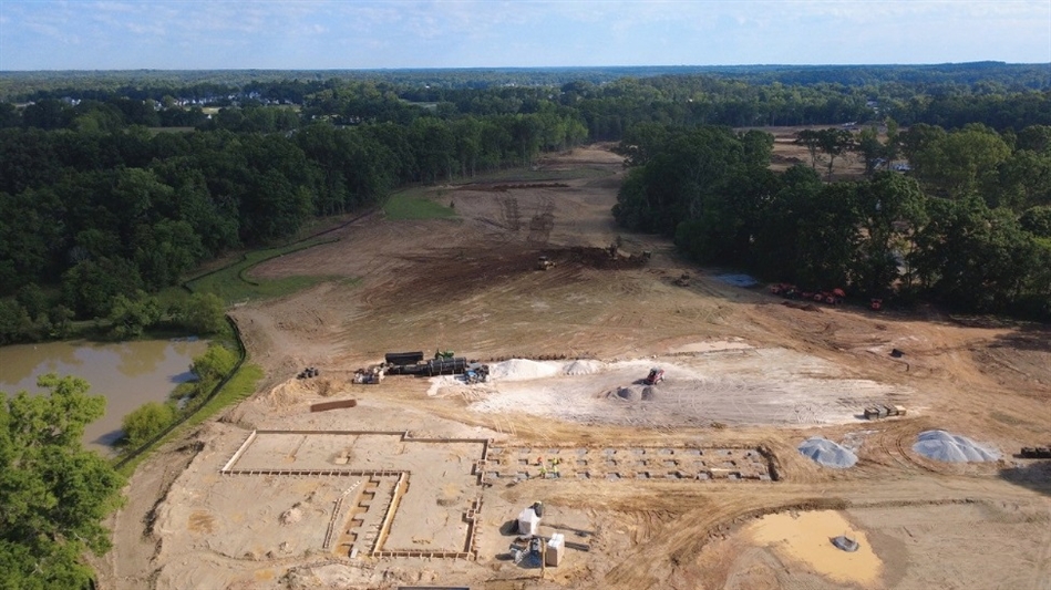 Construction of the teaching academy is underway (Photo: Olde Eight Golf Club)