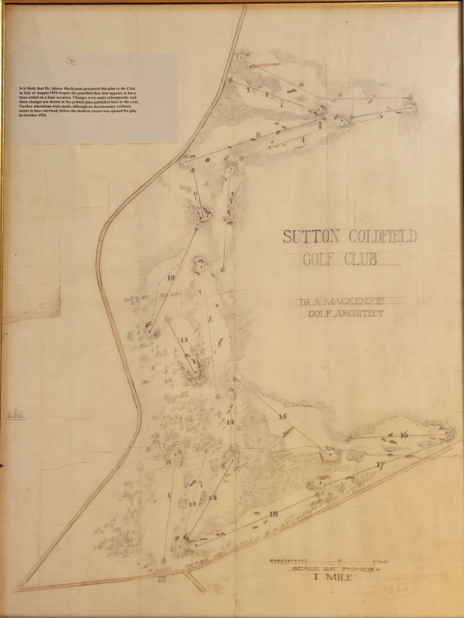 CDP is referencing Alister MacKenzie’s original masterplan to develop its renovation plan (Photo: Sutton Coldfield Golf Club)