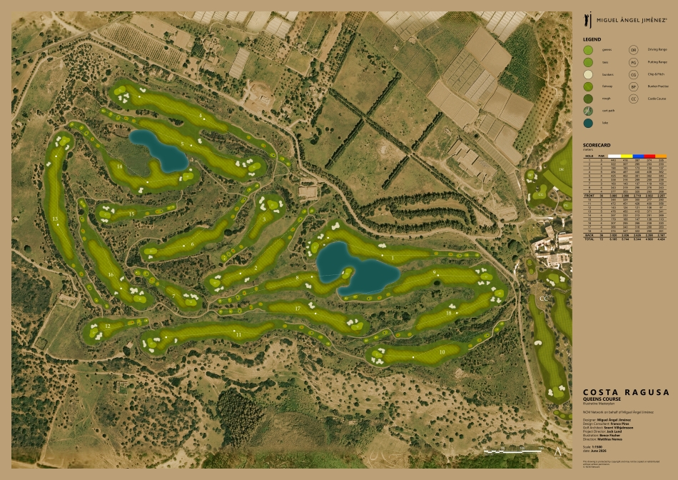 … and the plan for the Queens course, which used to be called Links (Image: NCM Network)