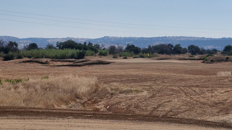 Construction is underway, as seen on the par-three third on the Castle course (Photo: GCA)