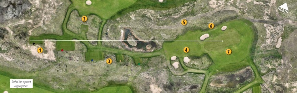The new par-three fifteenth (Image: Mackenzie & Ebert)