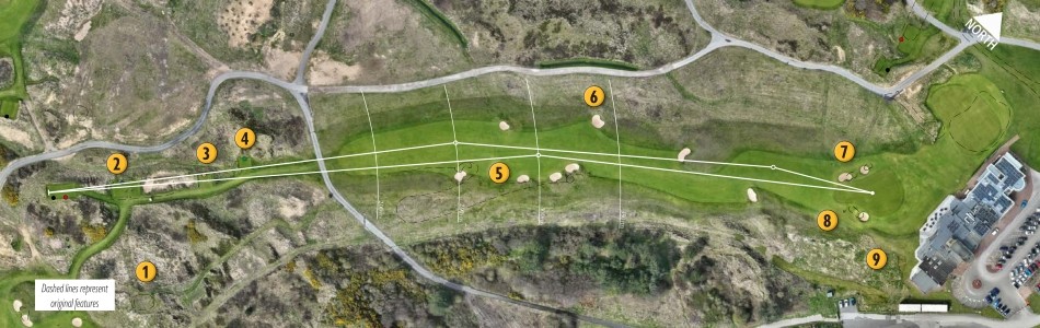 New bunkering has been introduced on the closing hole (Image: Mackenzie & Ebert)