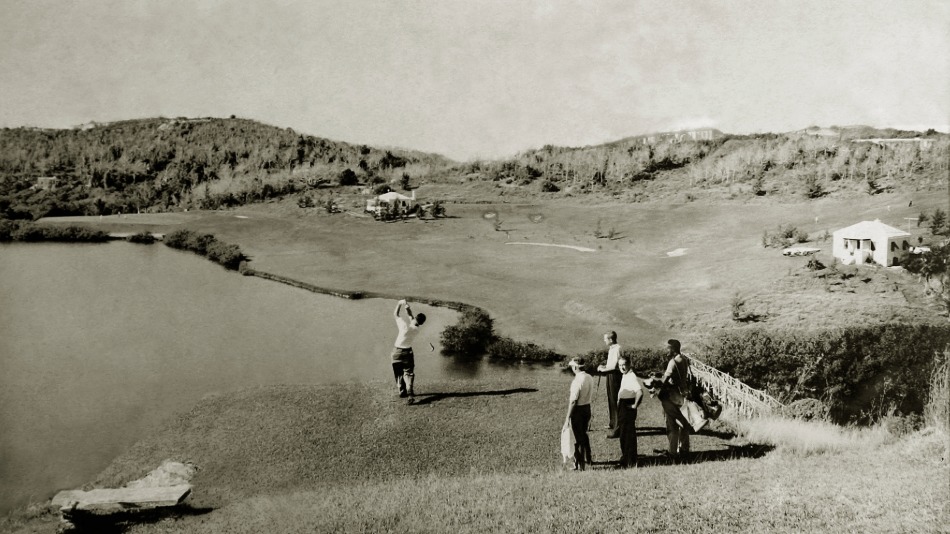 A historic photo of the fifth… (Photo: Mid Ocean Club)