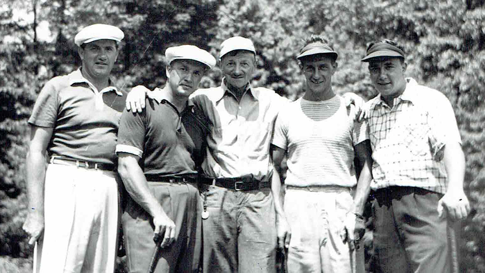 Bel Jan’s father (second from right), grandfather (centre) and her uncles all worked in the golf club industry (Photo: Jan Bel Jan)