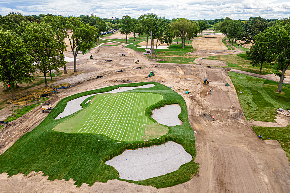 NMP Golf Construction packed a 10-month scope of work into a five-month project (Photo: NMP Golf Construction)