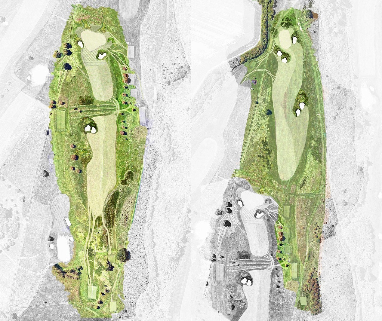 James Edwards’ concept sketches for the ninth and tenth holes (Image: EDI-Golf)