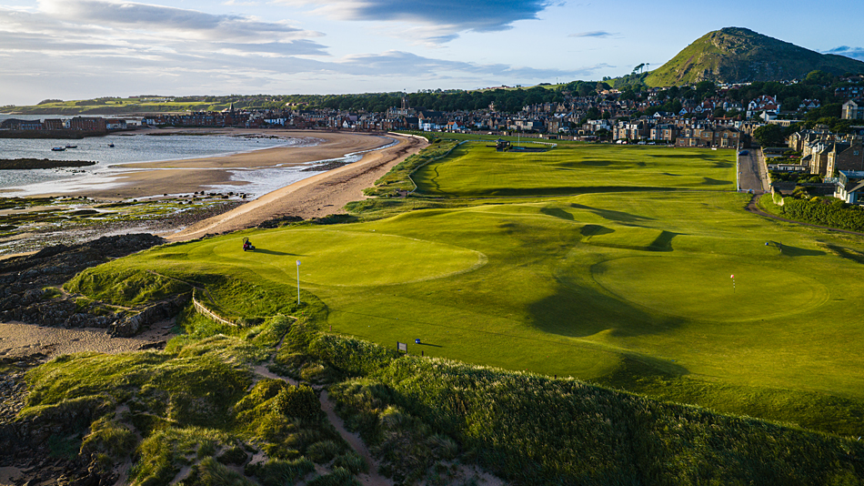 Hanse Golf Design is overseeing subtle improvements to North Berwick’s golf course (Photo: Air Tog)