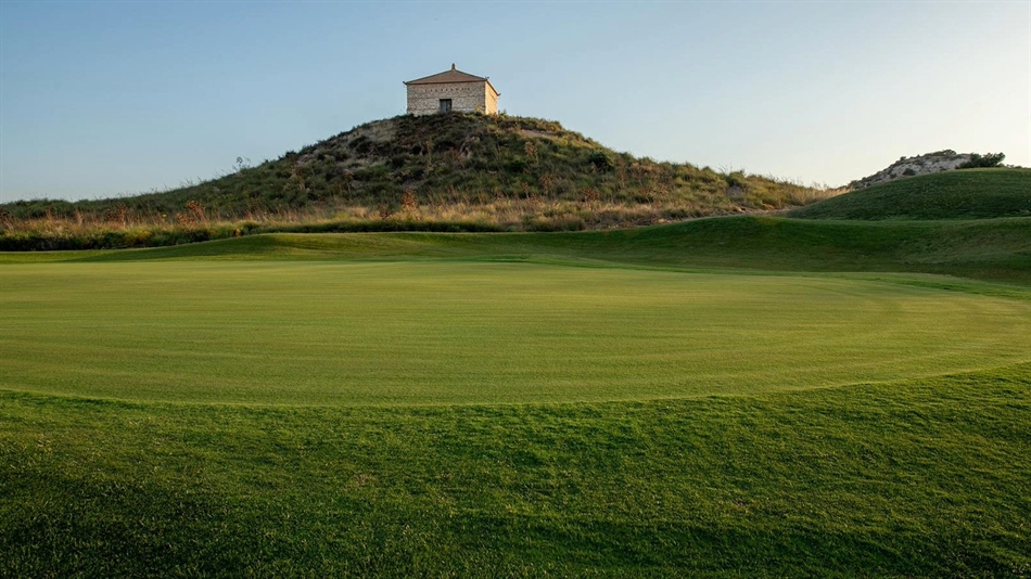 The renovated front nine is growing in ahead of reopening in September 2026 (Photo: Magnolia Golf Design)