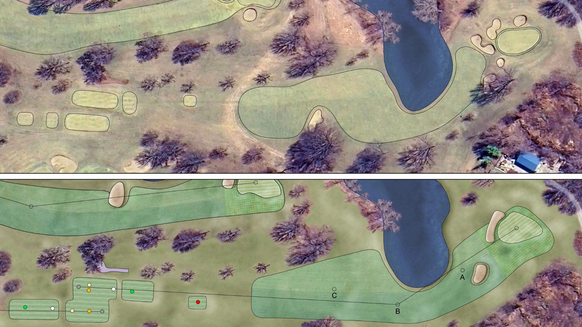 At Aurora CC in Chicago, Hearn led a renovation, which included changes to the thirteenth, pictured (Image: Raymond Hearn)