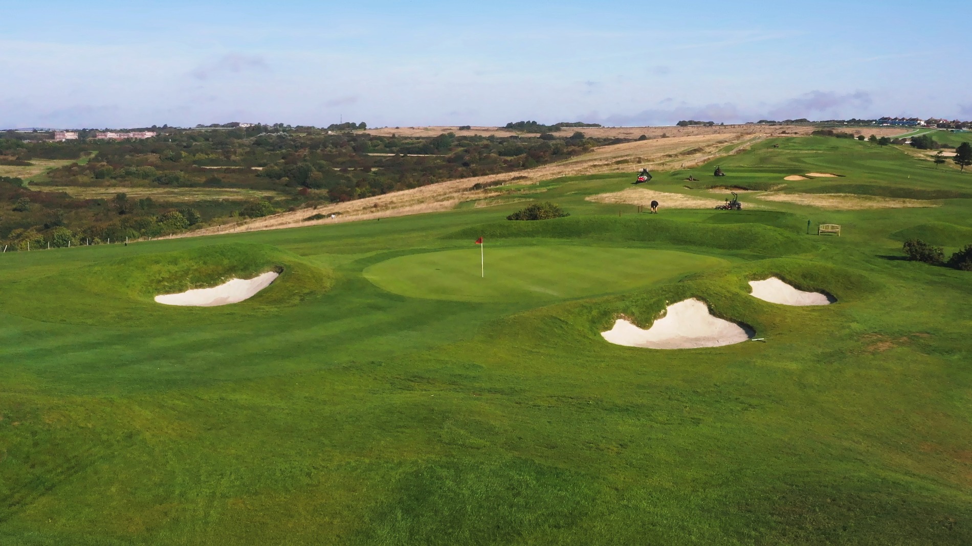The project has included redesigning bunkers to be bolder and the introduction of new contours, hollows and undulations (Photo: Ryan Fergany of Fitness Content Agency)