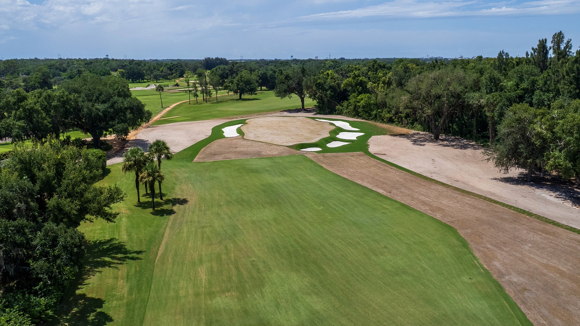 The sixth green has been moved 20 yards to the right, to its original  (Photo: Mountain Lake)