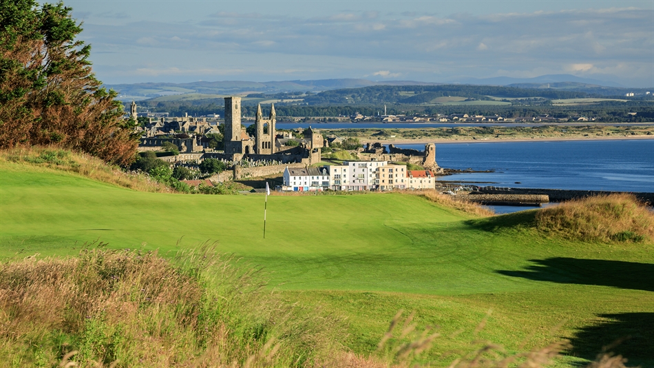 ‘I told my dad that his son was going to build the first 18-hole golf course at the Home of Golf for a hundred years,’ reminisces Kidd, of his appointment to design the Castle course at St Andrews, Credit: St Andrews Links Trust