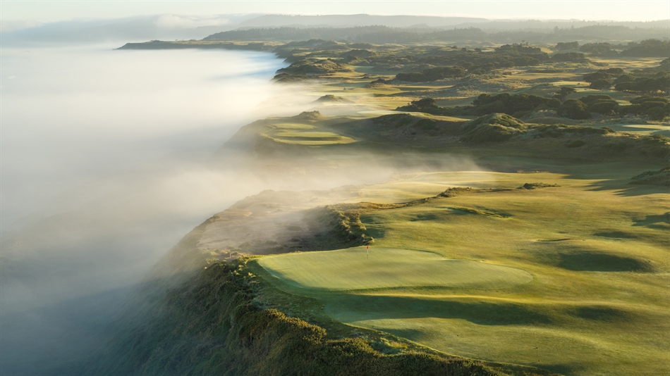 Kidd’s breakthrough design at Bandon Dunes opened in 1999. The remote Oregon resort has since built four more full eighteens, and two par-three courses, Credit: Nathan Kahler courtesy of Bandon Dunes Golf Resort