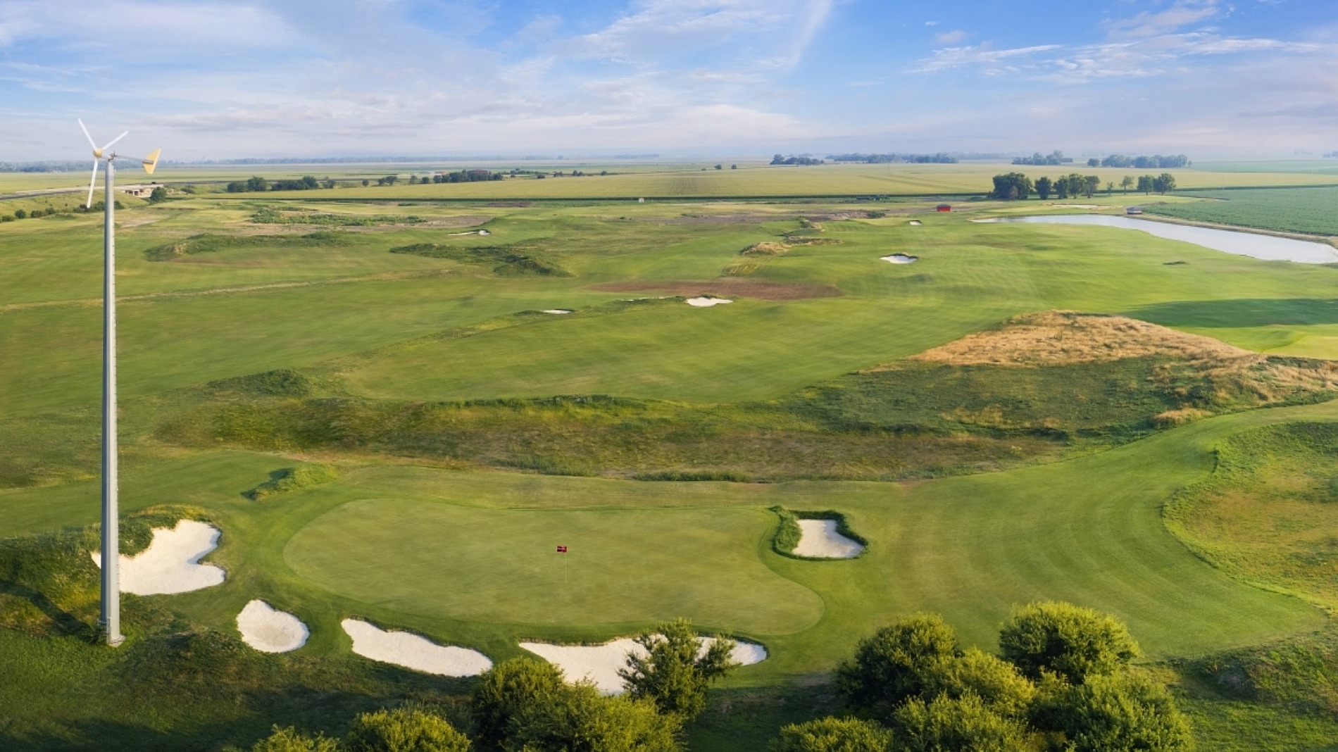 Trevor Dormer and Jeff Bradley have created a new bunker scheme for Old Dane (Photo: Bill Hornstein)