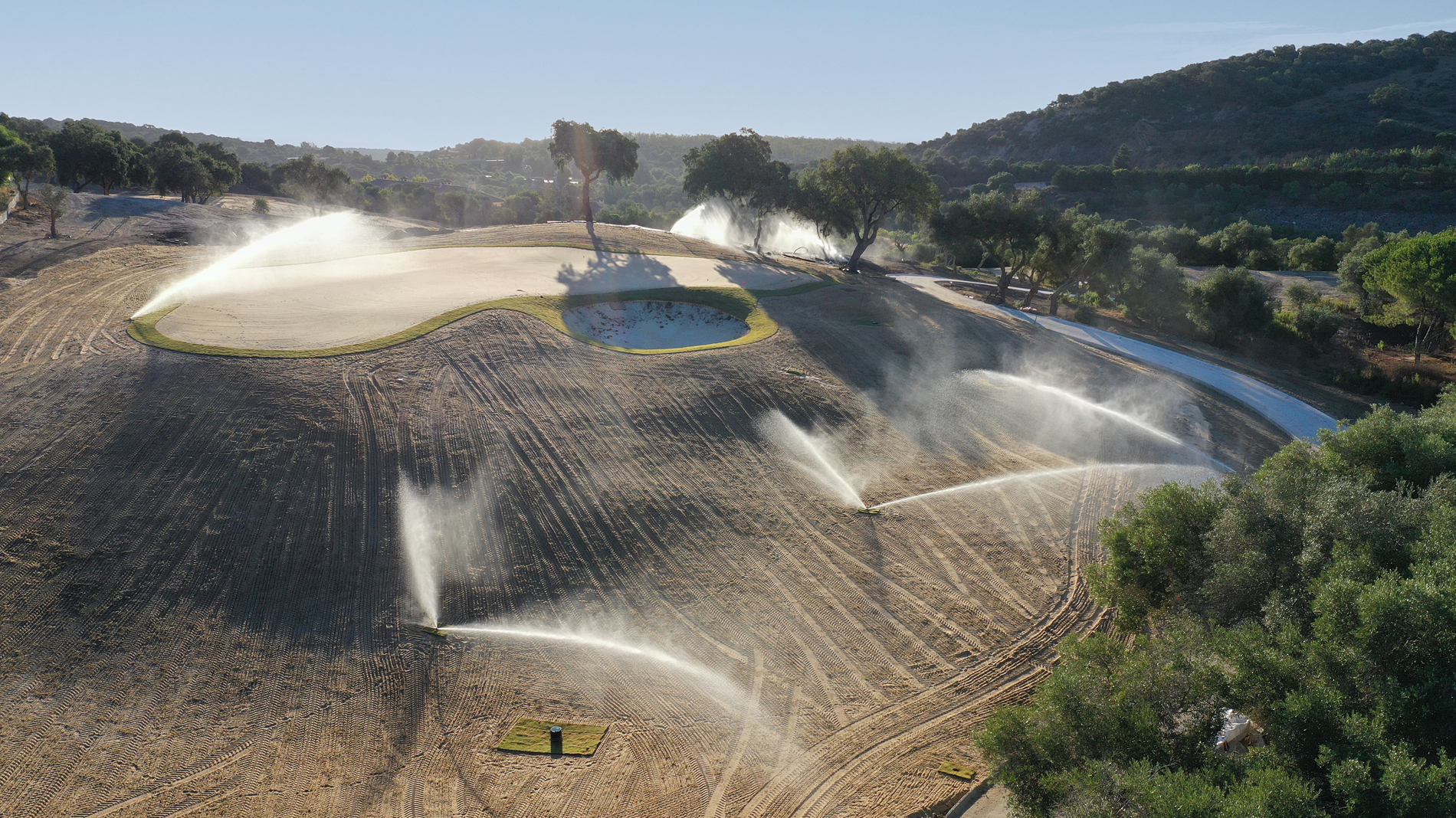  Turfgrass provided early agronomic input for the recent rejuvenation of the course at San Roque club in Spain, pictured here and above (Photo: Turfgrass)