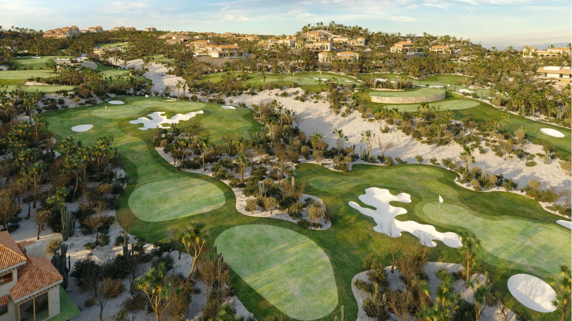 A visualisation of the 11-hole par-three course (courtesy of Landscapes Unlimited)