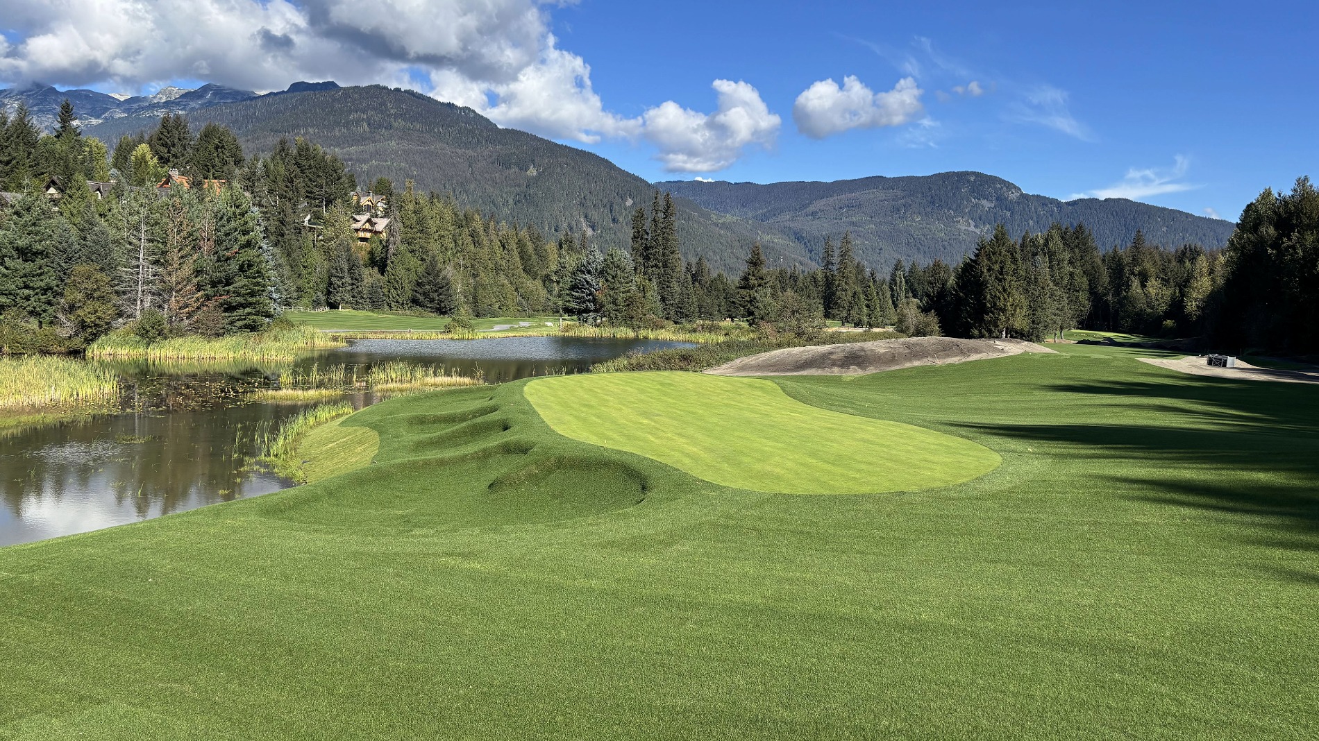 Thad Layton has redesigned the third green (Photo: Whistler Golf Club)
