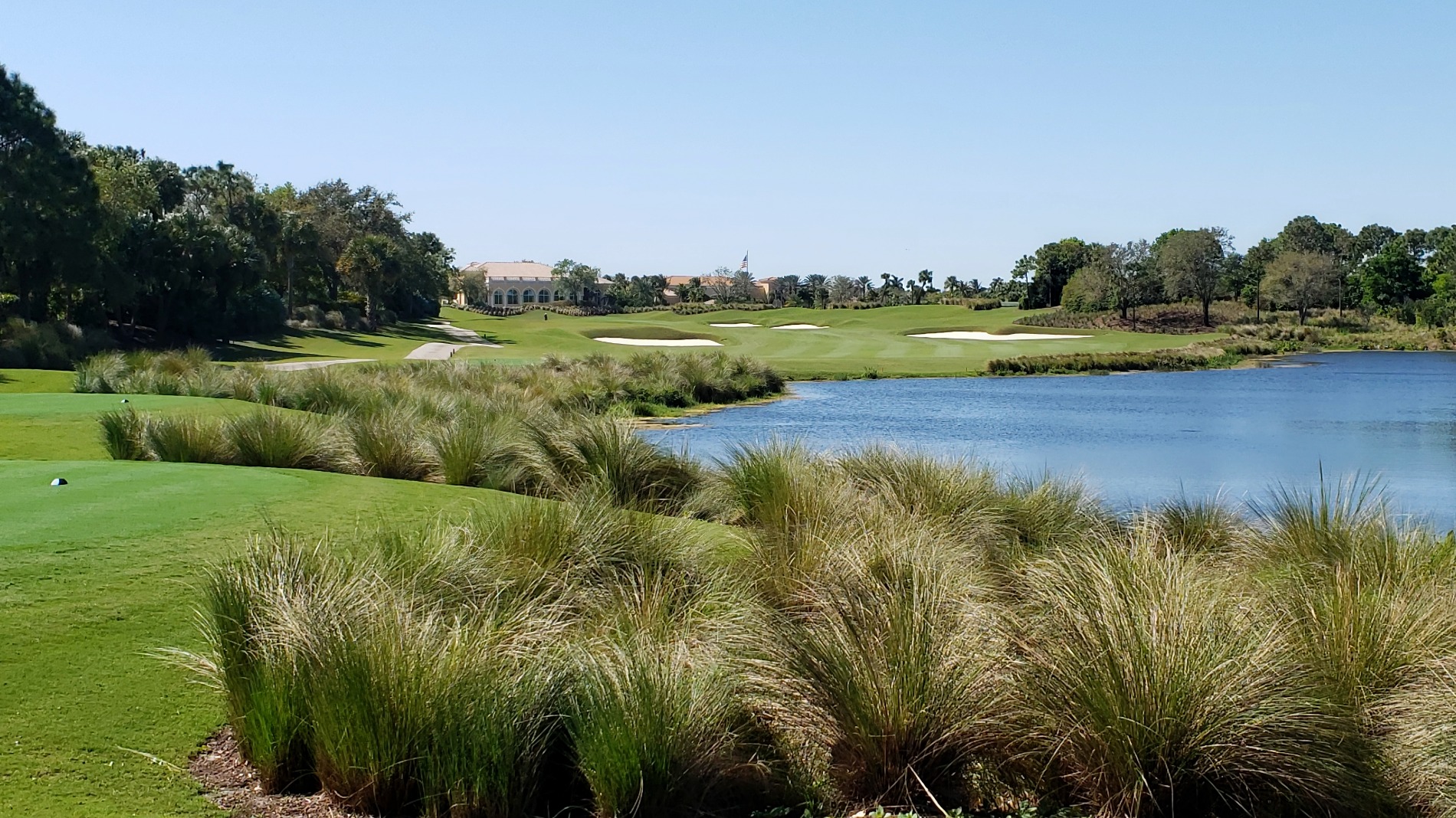 The eighteenth hole before the renovation… (Photo: JDR Golf Design)