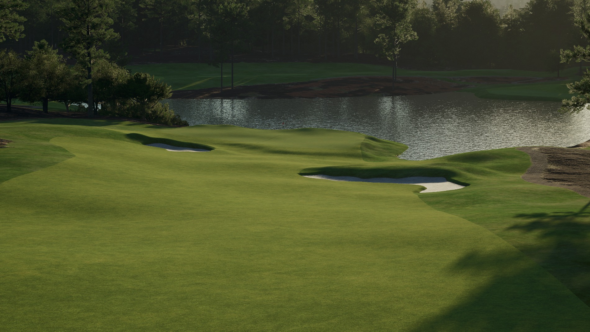 A rendering of Andrew Green’s plan for the second hole (Image: Green Golf & Turf)