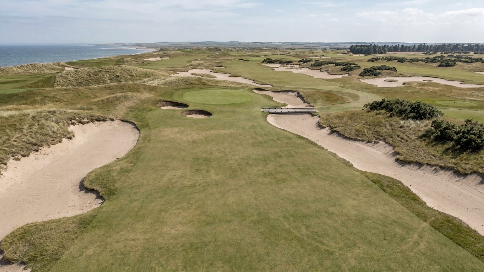 A visualisation showing natural sandy areas that will become a defining feature of the course at Seapoint Golf Links (Image: Seapoint Golf Links)