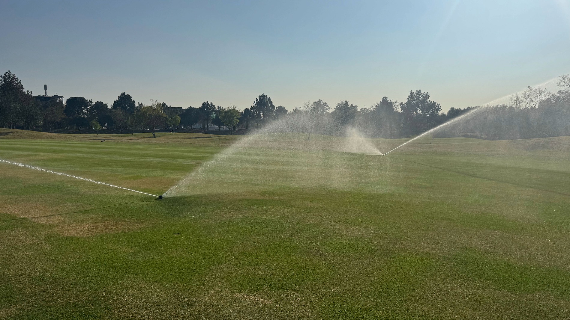 Pretoria CC in South Africa has updated its course with Hunter’s Pilot central control system and G-800 Series GT885D TTS rotors (Photo: Laurence Plain/ Hunter Industries) 