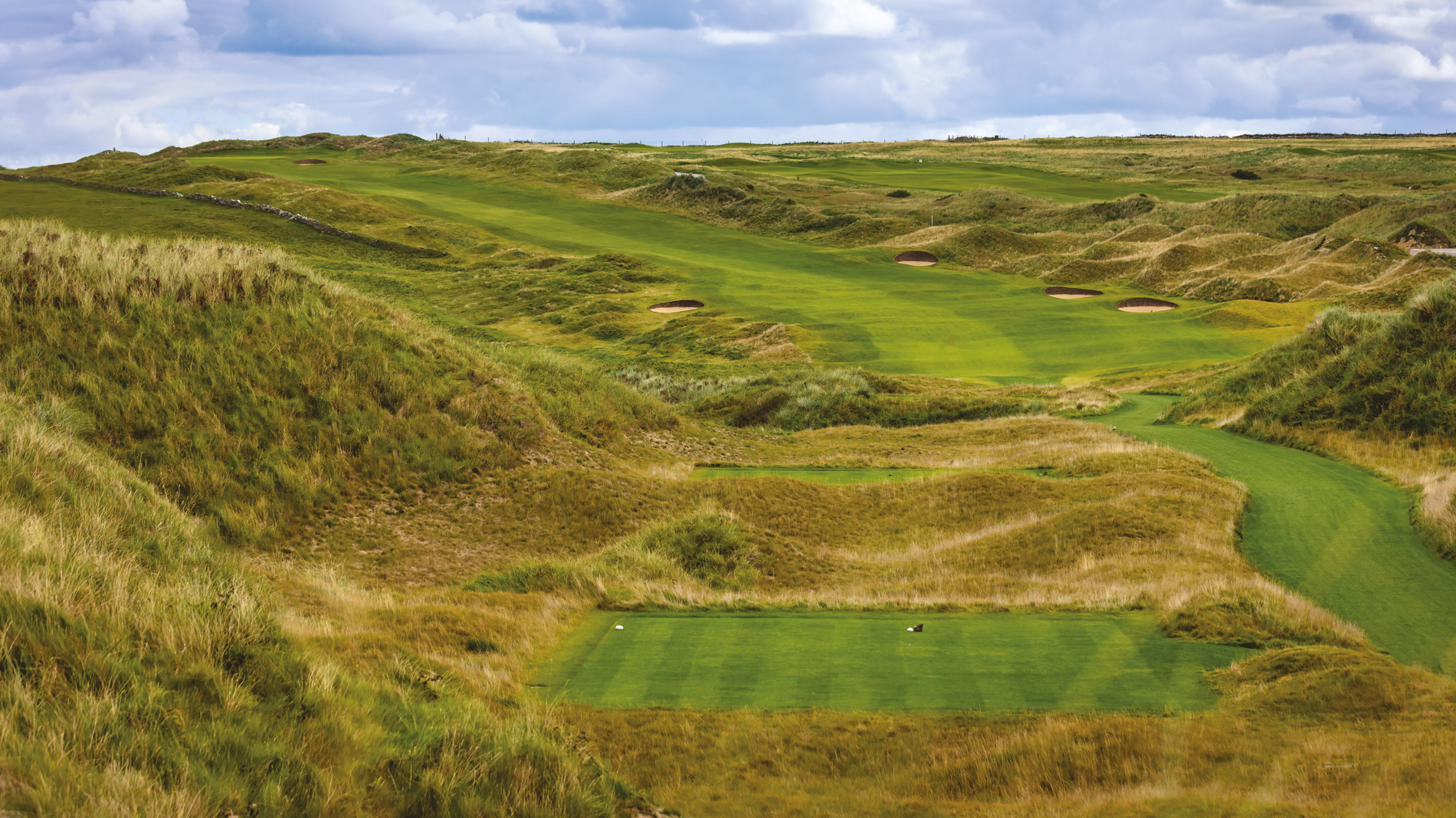 The tees for the par-five eleventh have been relocated into a valley, and the hole has been reshaped to enhance playability (Photo: Ian Cronin)