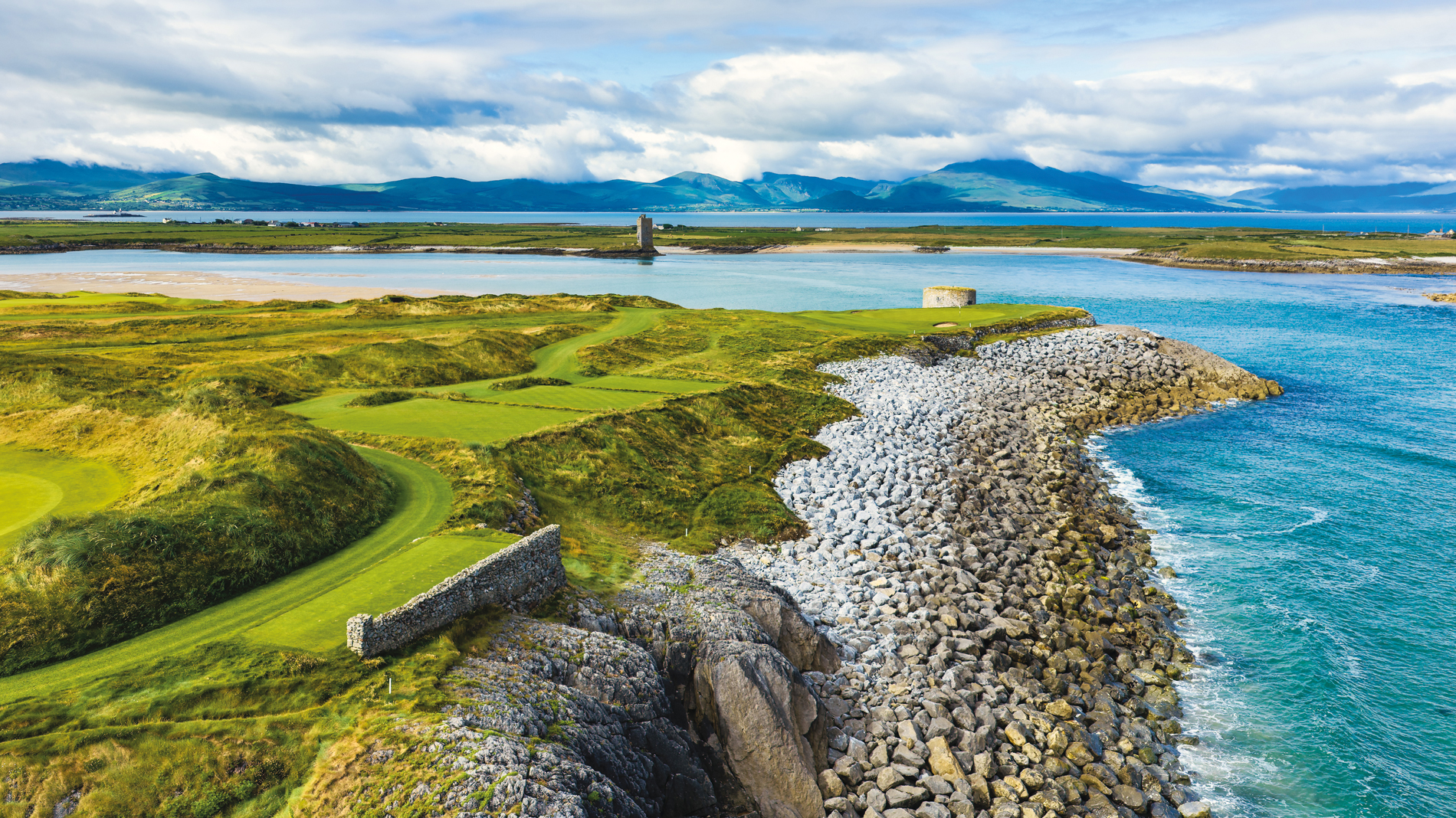 Tralee’s famous par-three third hole (Photo: Ian Cronin)