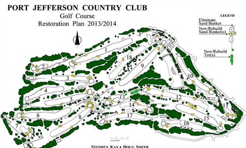 Holes reopen at Port Jefferson Country Club following renovation work