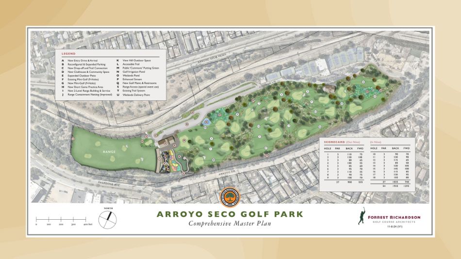Arroyo Seco Golf Funding Masterplan Renovation Forrest Richardson