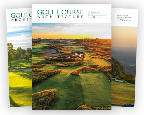 Subscribe to the print edition of Golf Course Architecture