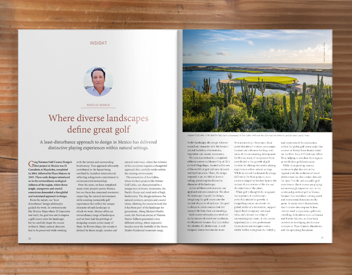 Where diverse landscapes define great golf