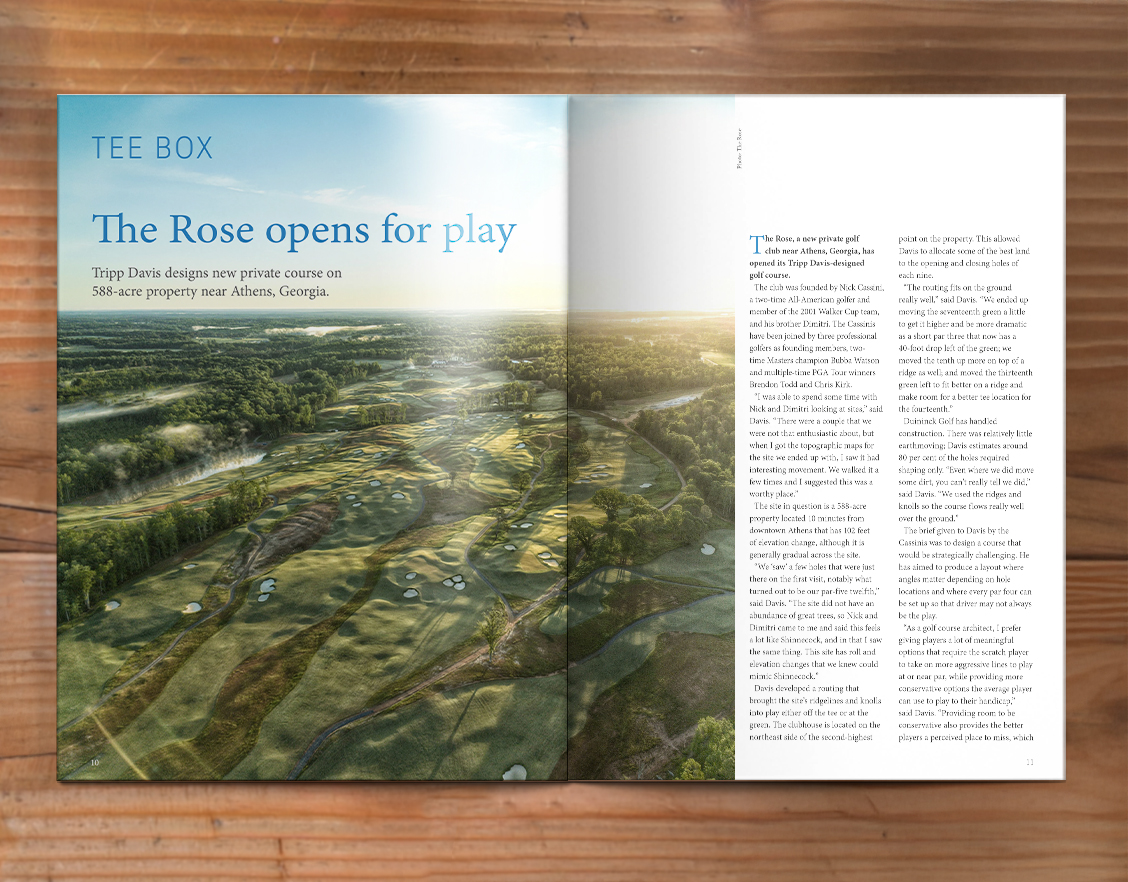 Creating a golf haven