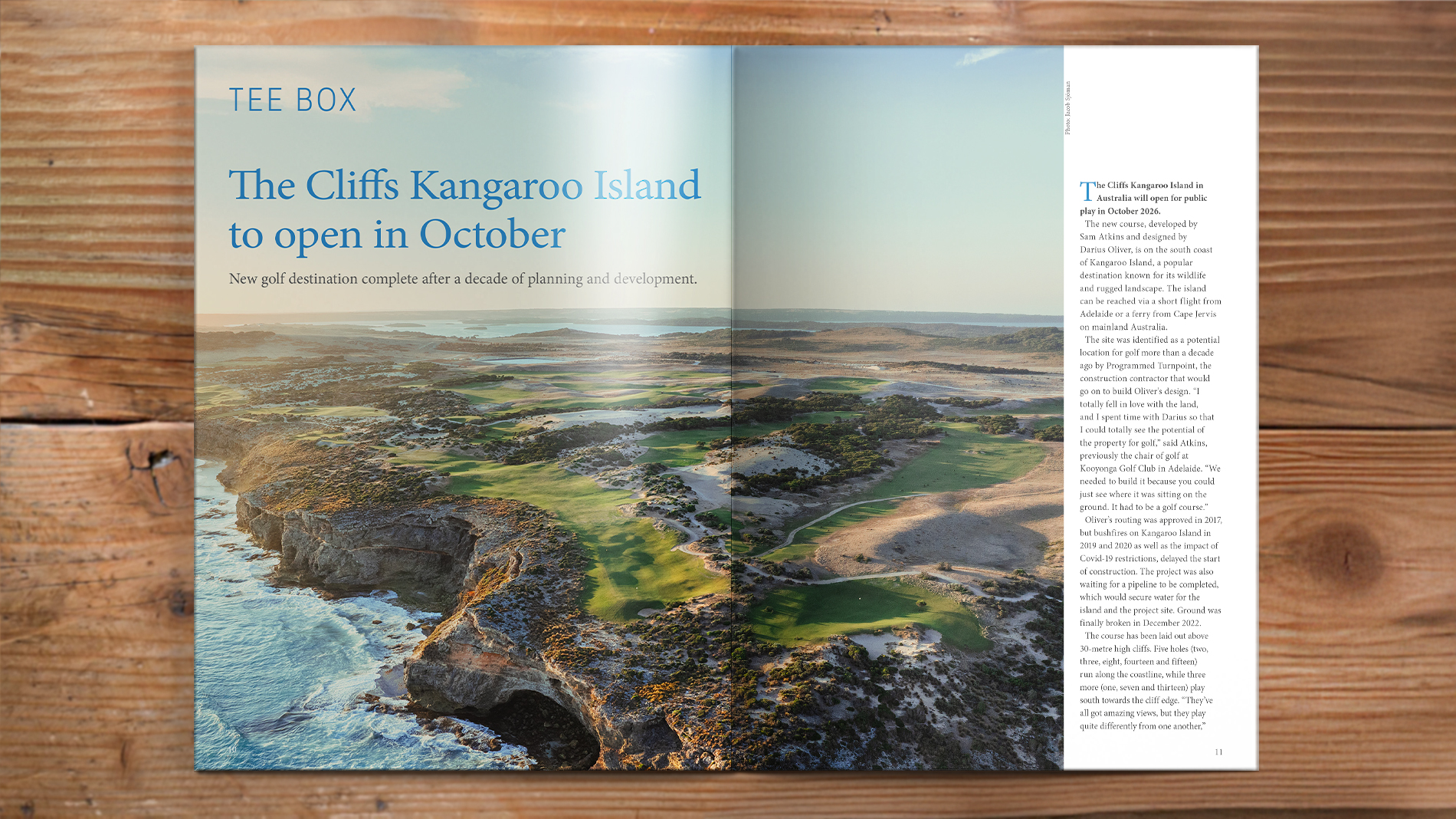 Advertising in the print edition of Golf Course Architecture